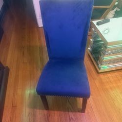 Royal Blue Velvet Chairs