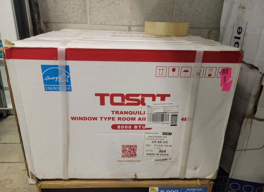 New! 8000 BTU Window Air Conditioner In The Box Seal 