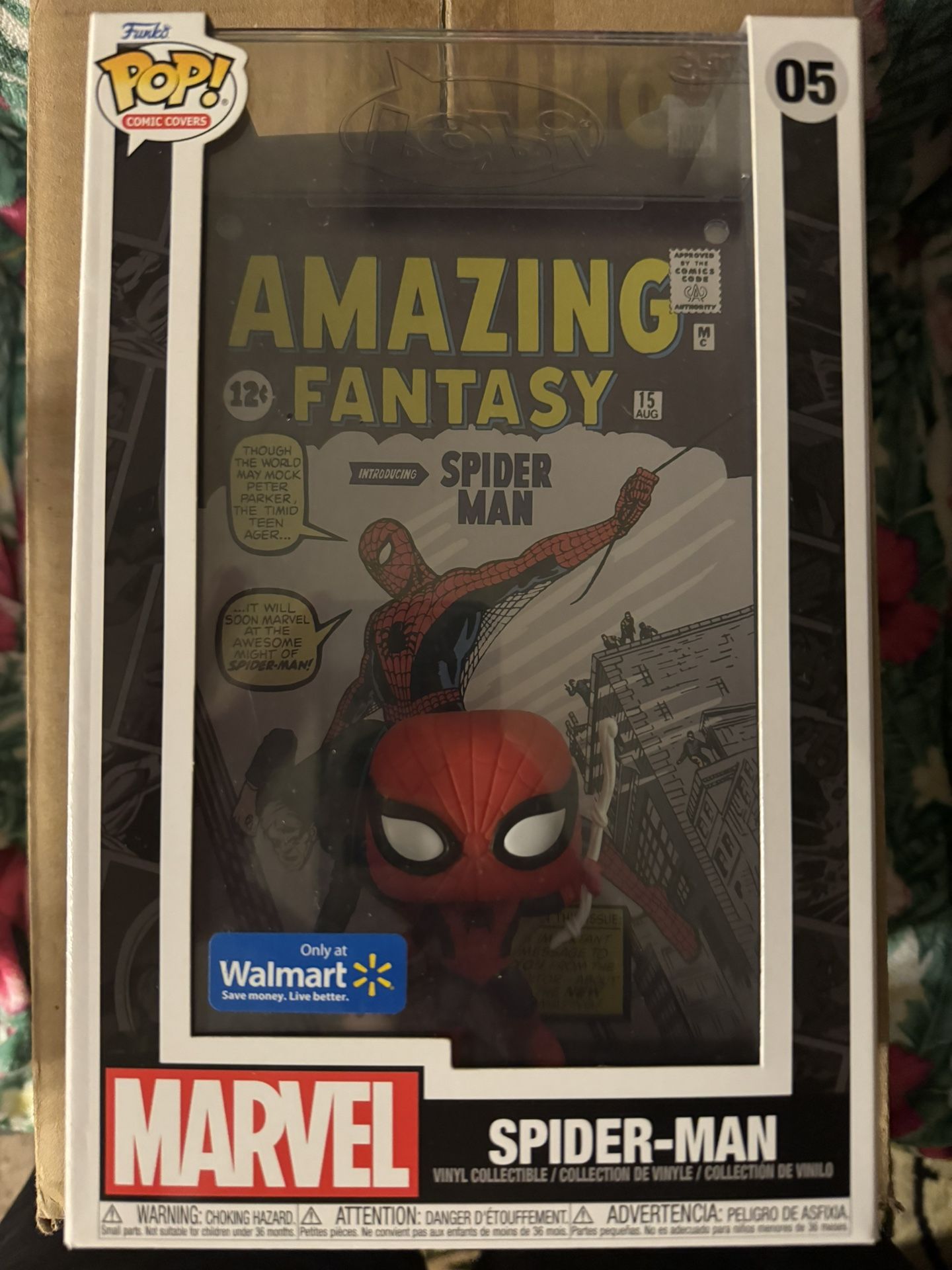 Spider-Man Walmart Exclusive Funko comic cover 05