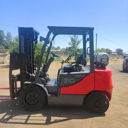 Doosan pneumatic forklift 6 k capacity