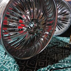 Rims 22 24 26 Tires  Lugs Car Trucks Chevy Dodge Ford Camero Challenger