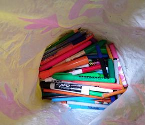 Markers, Pencils