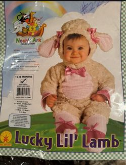 Lamb Costume Size 12 To 18 Months
