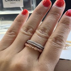 Stacking Rings Size 8 ,6 ,9 