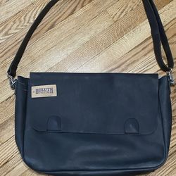 Duluth Trading Co. Leather Large Lifetime Leather Sling Crossbody Messenger Bag