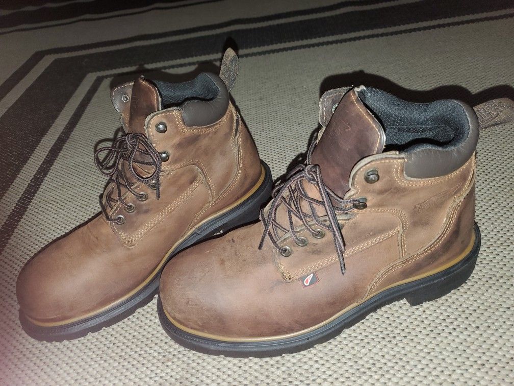 Red Wings DynaForce # 4215 Work Boots Size 8 Mens