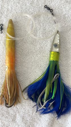 Squid jigs with leaders