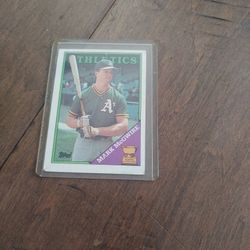 Mark Mcgwire Baseball Topps All Star Rookie Card