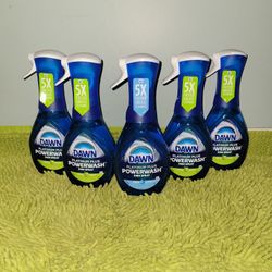 4 Apple Scent/1 Fresh Clean Dawn Dish Soap Spray 16oz 