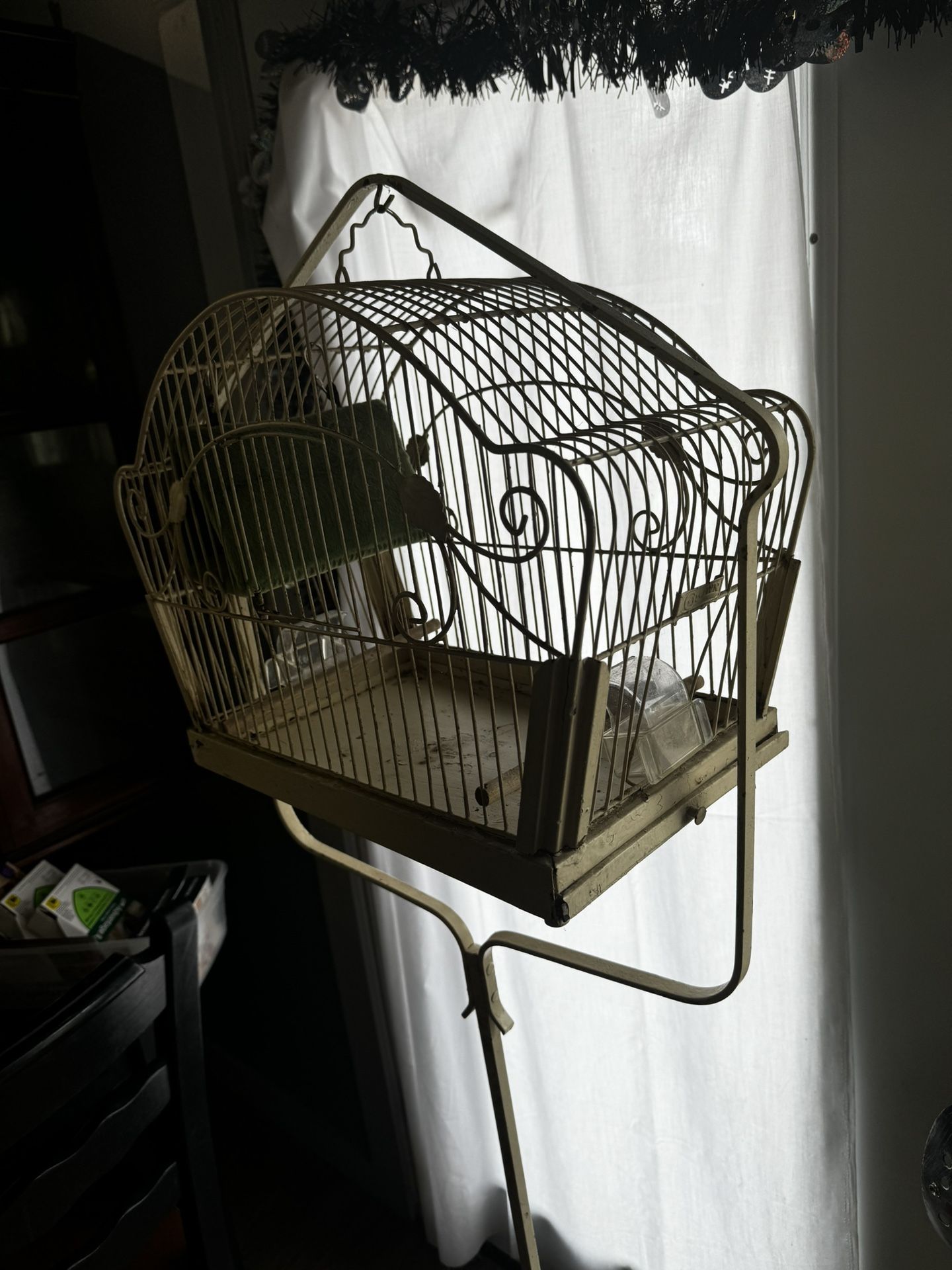 Antique birdcage