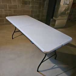 Two 6 Foot Folding Tables