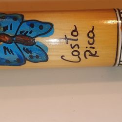 Costa Rica Hand Painted Flute