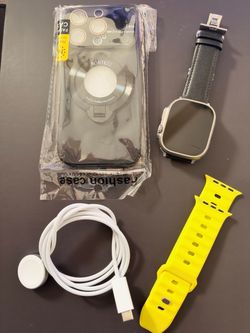 Apple Ultra 4 v1 Watch with Extra Band and Charger