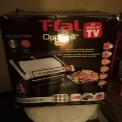 Brand New never Used Tfal Stainless Steel Grill