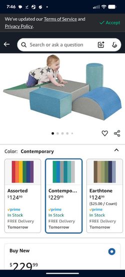 Soft Foam Toddler Climbing Blocks