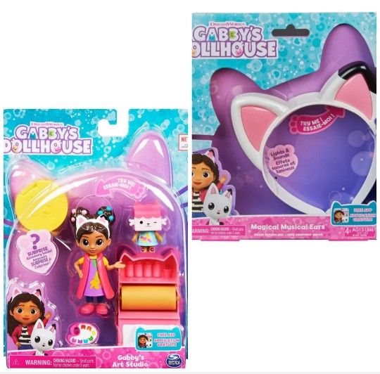 Gabby's Dollhouse Gift Sets Bundle 2 Pack New In Box