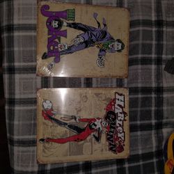 Joker, Harley Quinn Metal Signs