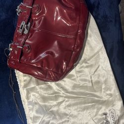 Red Coach Purse 