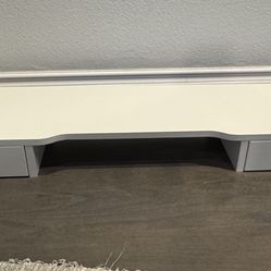 Ikea Alex Ekby Desktop Monitor Stand With Drawers 