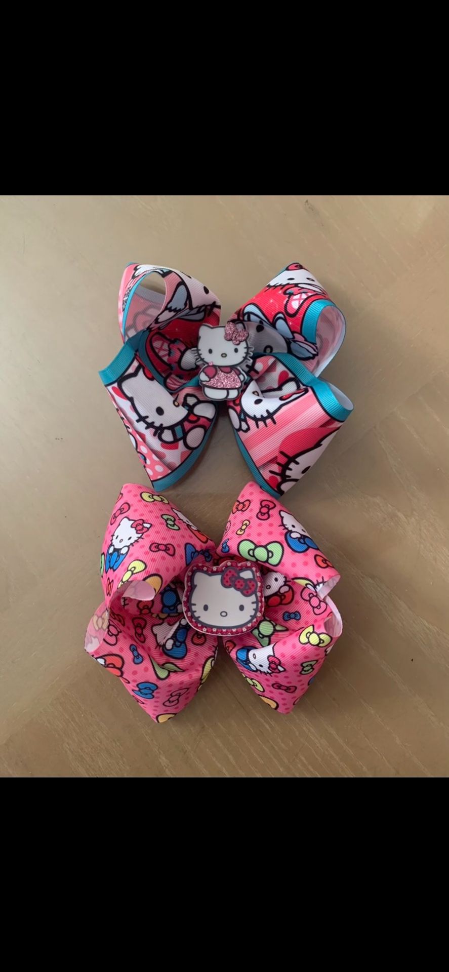 HK Kitty Jojo Bows Handmade New