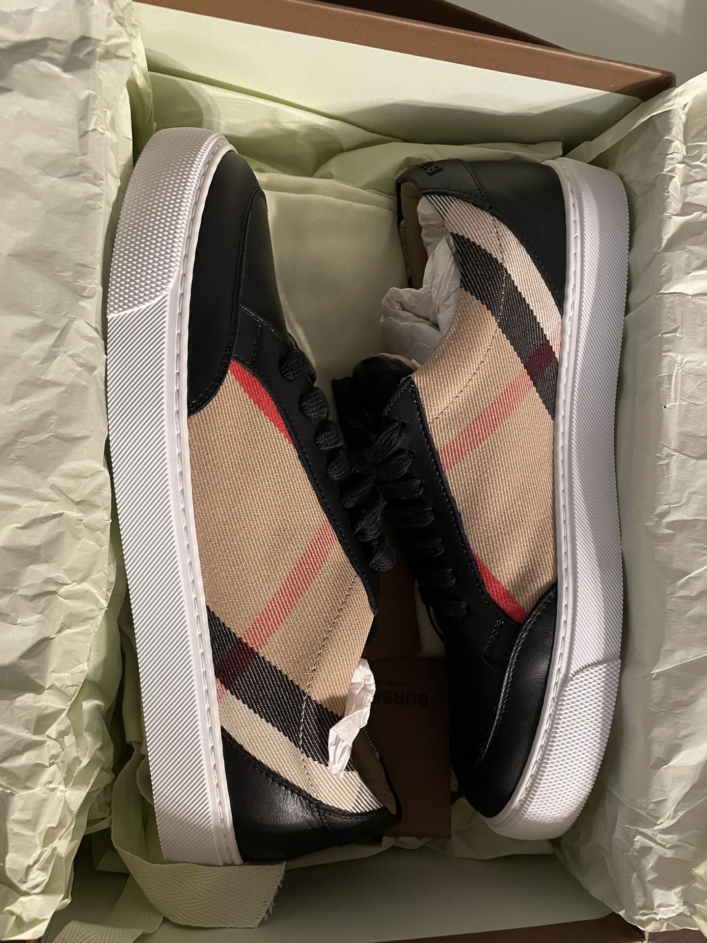 Burberry Men's Salmond Vintage Check Leather & Textile
