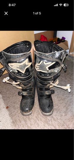 Alpine motocross boots size 7