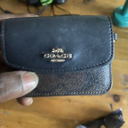 Coach mini wallet