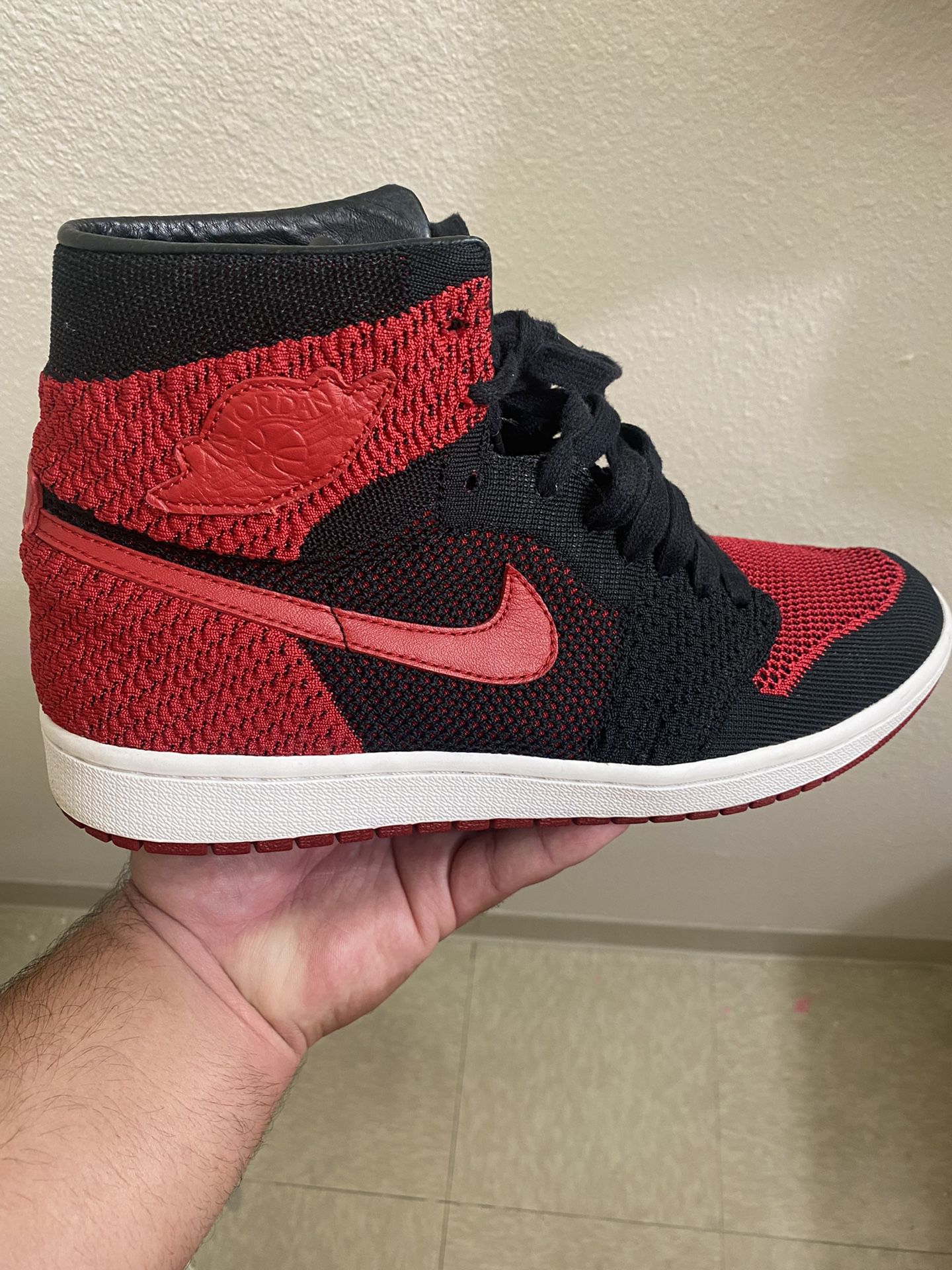 Air Jordan 1 Banned Flyknit Size 11 Used 