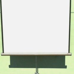 Da-lite Picture King Projector Screen 5 1/2 X 5 1/2. 64” Wide. New