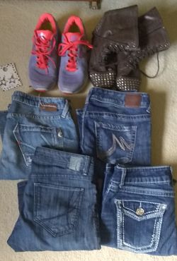 Women's pants and shoes