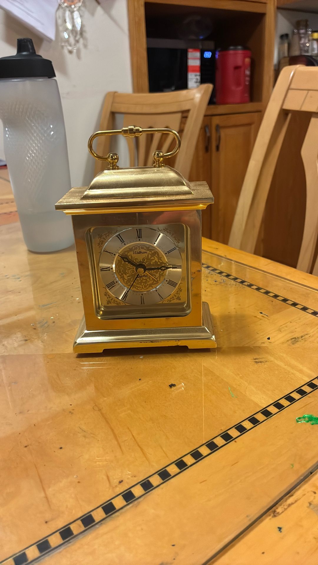 Vintage Waltham Quartz Carriage Clock – 1980s 
