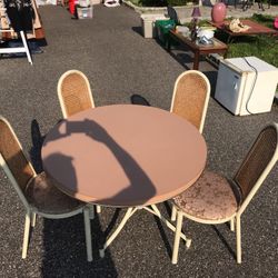 Kitchen table and four chairs