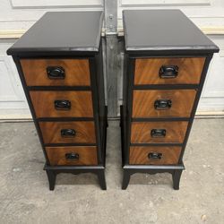 Wooden Nightstand Set