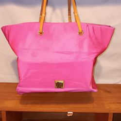  Dooney And Burke Bright Pink Purse