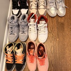 Multiple Used Jordan’s Sz7Y