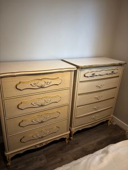 French Provincial Dresser Set of Two (willing to split)