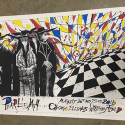Pearl Jam Chicago Poster 