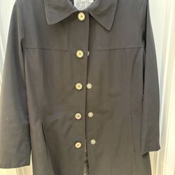 Large Women’s Black Raincoat