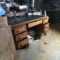 Antique, Solid Wood Desk 