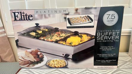 Elite Platinum Buffet Server/Warming Tray
