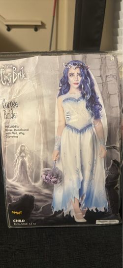 Tim Burton's Corpse Bride Child Costume XL 14-16