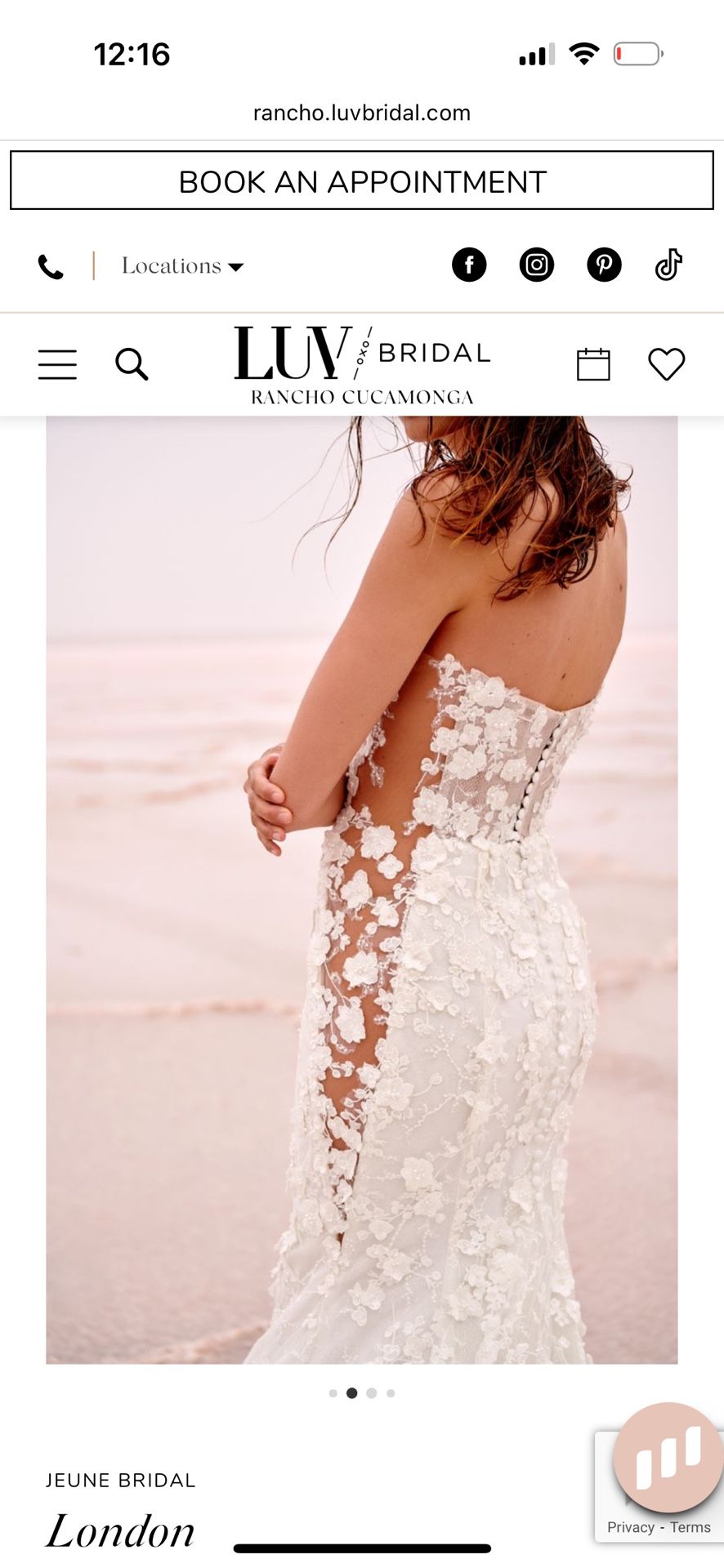 Luv Bridal Wedding Dress