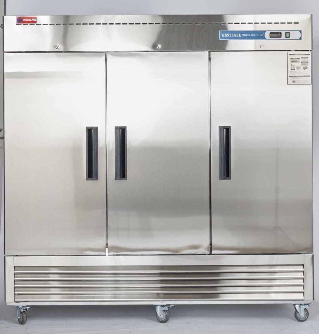 3 Door Stainless Steel Refrigerator