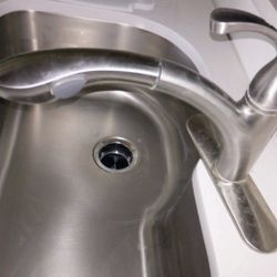 Kohler Brushed Nickel Kitchen Faucet W/Pull Down Handle