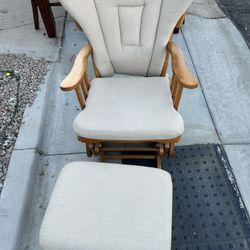 Glider and Ottoman combo 