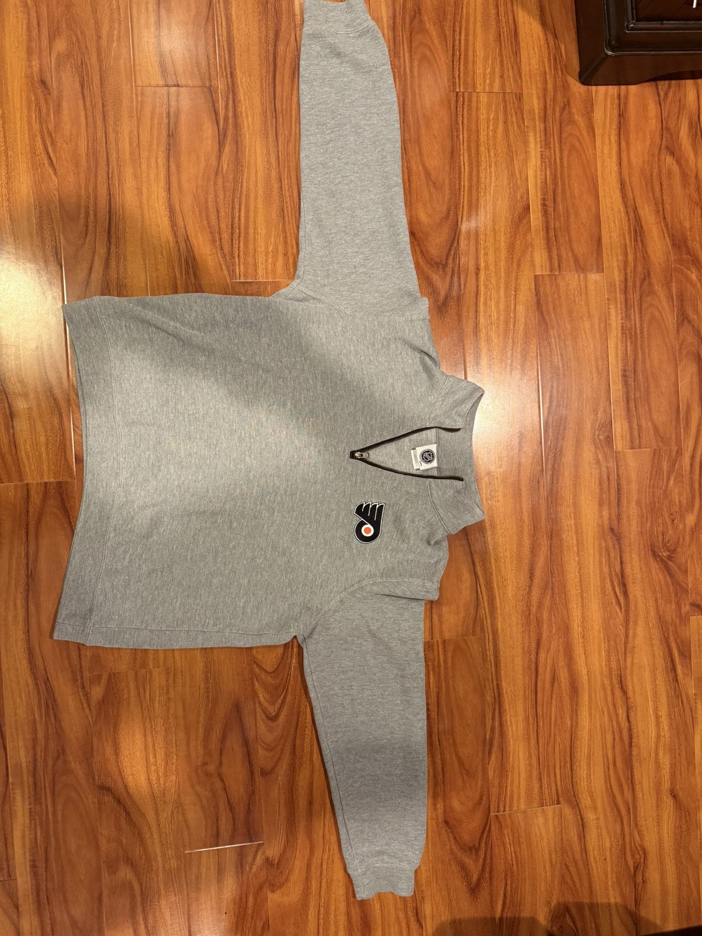 Flyers Quarter Zip Pullover (Medium) Officially licensed
