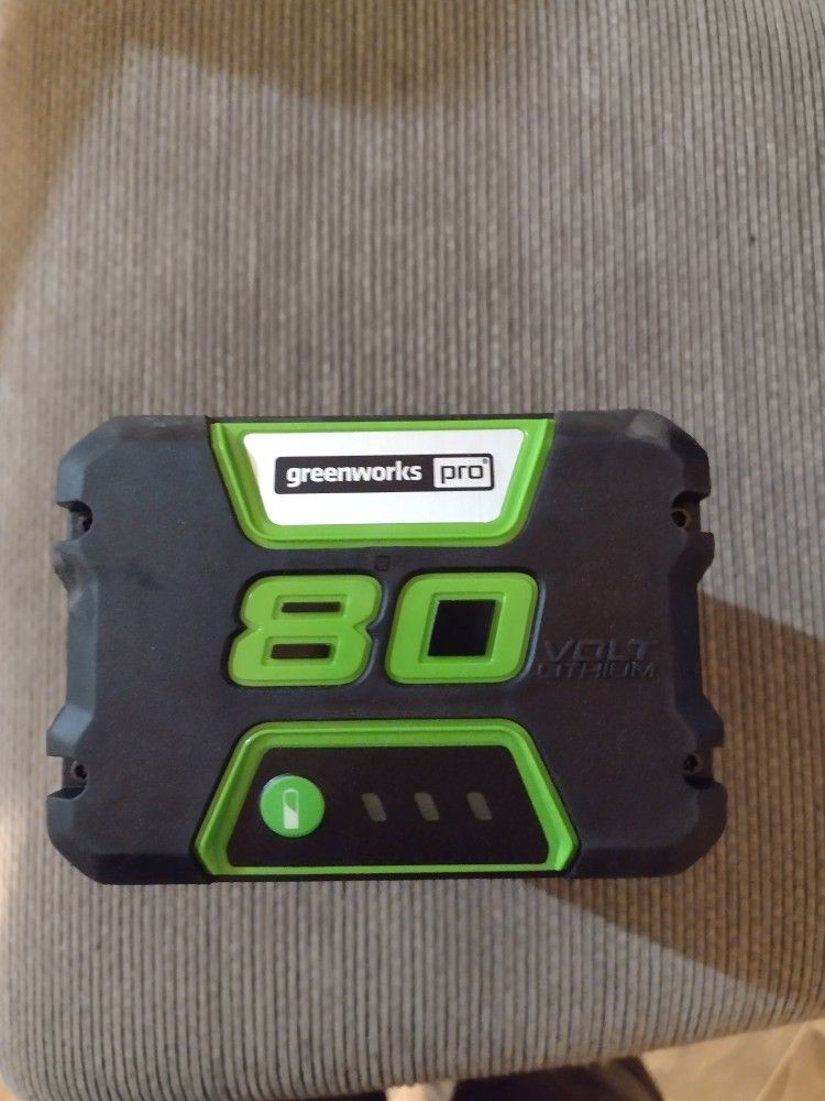 Green works 80v Battery