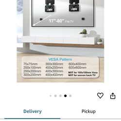 Visit the Supcline Store 4.5 4.5 out of 5 stars 147 Ultra Slim Fit TV Wall Mount Compatible with 14"- 80" 4K LED LCD QLED Flat TV & Frame TV, Micro-Ga