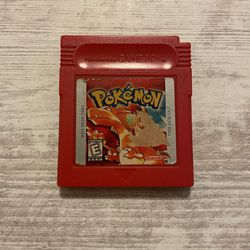 Nintendo gameboy pokemon red version authentic new battery