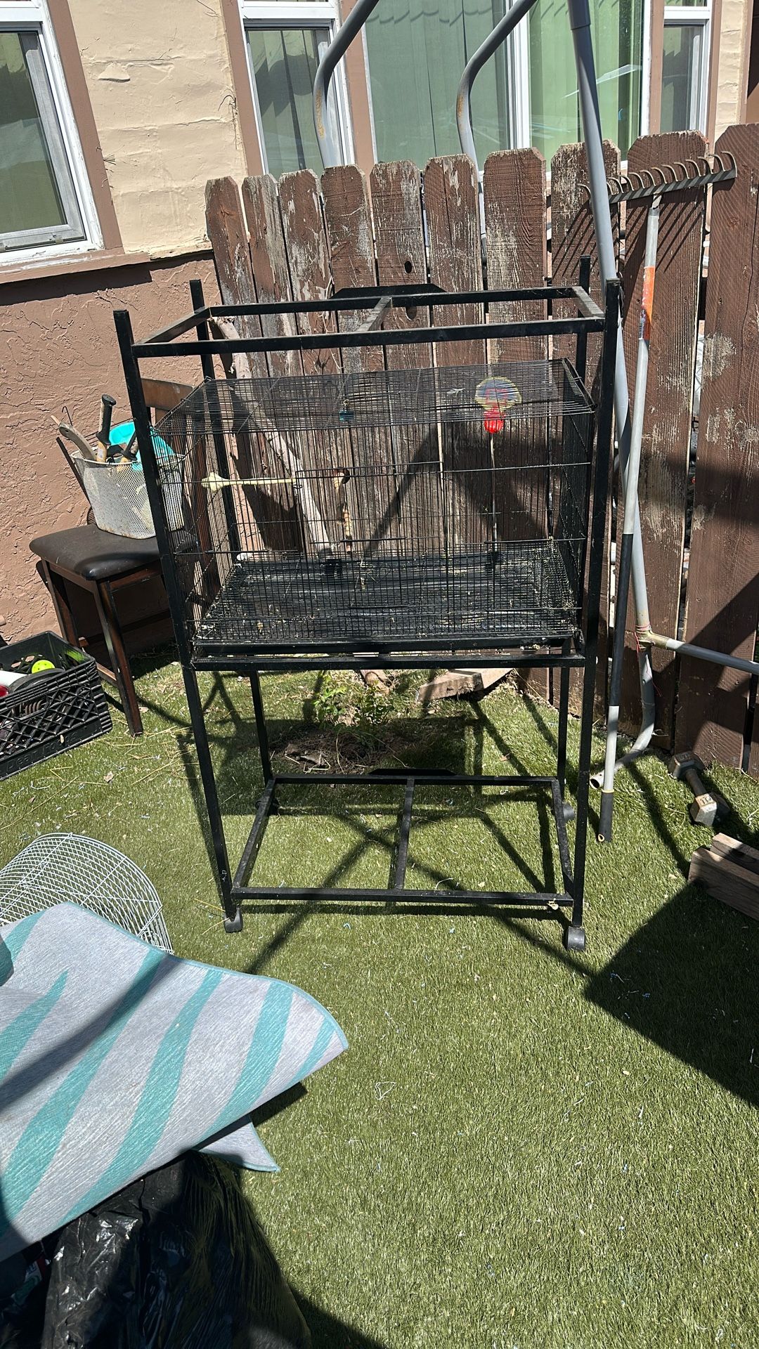 Birdcage Semi New With A Stand $50